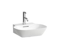 LAUFEN match0 INO -mains à poser 8163000001041, 45x41cm, avec trou pour robinet, avec trop-plein, céramique saphir