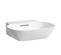 LAUFEN INO lave-mains, sans trou pour robinet, avec trop-plein, 450x410mm, H8153014001091, Couleur: Blanc avec LCC