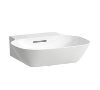 LAUFEN INO lave-mains, sans trou pour robinet, avec trop-plein, 450x410mm, H8153014001091, Couleur: Blanc avec LCC