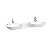 Lavabo double ino 142 blanc - LAUFEN H8143040001111