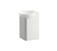 LAUFEN INSERT Plan de toilette, carré, 1 trou pour robinet, sans trop-plein, 350x350x470mm, H586IN20001111, Couleur: Blanc brillant