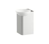 LAUFEN INSERT Plan de toilette, carré, 1 trou pour robinet, sans trop-plein, 350x350x470mm, H586IN27111111, Couleur: Marron anthracite