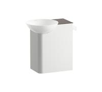 Laufen Plan de toilette INSERT H585IN47111111 rectangulaire tablette droite 1 trou marron anthracite