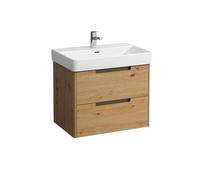 LAUFEN Juna Meuble sous-lavabo, 2 tiroirs, système de rangement inclus, pour H810967, 669x446x515mm, H4115121092671, Couleur: ChÃªne sauvage