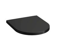 LAUFEN Kartell Siège de WC avec couvercle, amovible, H8913320200001, Couleur: Noir brillant