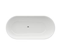 LAUFEN Kartell baignoire en fonte minérale en pose libre 1715x815x520 mm, blanc, H2263320000001