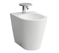 LAUFEN Kartell Bidet sur pied, 1 trou pour robinet, 370x545x430mm, H832331A003021, Couleur: Blanc avec LCC Active