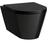 Laufen Kartell cuvette de wc suspendue sans bride noir brillant H8203370200001