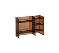 LAUFEN Kartell étagère H3893310810001 750 x 260 x 530 mm, ambre