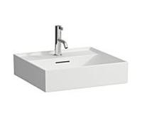 LAUFEN Kartell H8163327571041 , 50x46cm, blanc mat, overl. & Hahnl., Céramique saphir