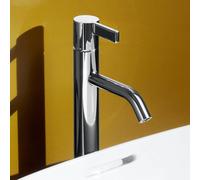 Kartell laufen mitigeur de lavabo rehaussé bec fixe 125mm sans vidage chromé - LAUFEN H3113380041201