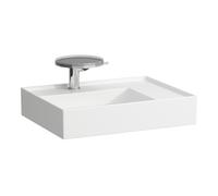 LAUFEN Kartell vasque 8103340001111, 60x46 cm, blanc , avec trou pour robinetterie, sans trop-plein, céramique saphir
