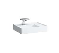 Laufen Kartell - Lavabo 60x46 cm, avec 1 trou pour robinetterie, SaphirKeramik, blanc H8103340001111