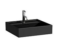 Laufen Lavabo Kartell K'Bylaufen H8103320201041 50x46 cm, 1 trou, trop-plein, Noir brillant