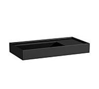 Laufen Lavabo Kartell H8103380201121 90x46 cm asymétrique droite, tablette droite, noir, sans trou