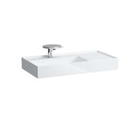 Laufen Kartell - Lavabo 90x46 cm, avec 1 trou pour robinetterie, SaphirKeramik, blanc H8103380001111