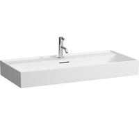 LAUFEN Kartell lavabo à encastrer, 1 trou pour robinet, avec trop-plein, 1000x460mm, H8103377571041