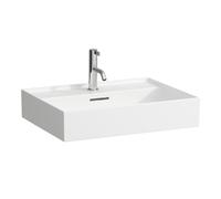 LAUFEN Kartell lavabo H8103330001041 , 60x46cm, blanc , avec trop-plein et trou pour robinet, céramique saphir