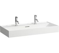 LAUFEN Kartell lavabo à encastrer, 2 trous pour robinet, avec trop-plein, 1000x460mm, H8103377161071