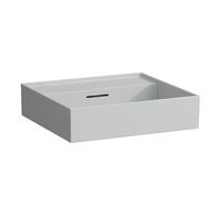 Laufen Lavabo Kartell H8103327591091 50x46 cm Gris mat sans trou pour robinet