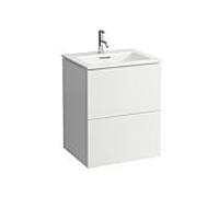 LAUFEN Kartell lavabo avec meuble sous-vasque 60 cm 8603336401041 Ensemble lavabo, 60x50x72,6cm, blanc mat