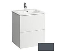 LAUFEN Kartell lavabo avec meuble sous-vasque 60 cm 8603336421041 Ensemble lavabo, 60x50x72,6cm, gris ardoise