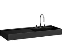 LAUFEN Kartell lavabo, encastré, tablette à gauche, 2 trous pour robinet, sans trop-plein, 1200x460mm, H8133330208151