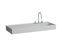 LAUFEN Kartell lavabo, encastré, tablette à gauche, 1 trou pour robinet, sans trop-plein, 1200x460mm, H8133337591111