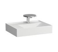 LAUFEN Kartell , 60x46cm, blanc mat, tablette à gauche, trou pour robinetterie 2000