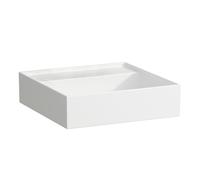 LAUFEN Kartell lave-mains 8153310001121, 46x46cm, blanc , sans trou pour robinet, céramique saphir