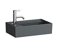 LAUFEN Kartell lave-mains H8153357581111 46x28cm, robinet à gauche, sans trop-plein, trou pour robinet 2000