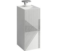 LAUFEN Kartell Lave-mains, posé, 3 trous pour robinet, sans trop-plein, 375x435x900, H811331D011581
