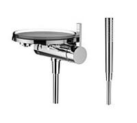 LAUFEN Kartell mitigeur bain-douche à H3213390041411 avec disque décoratif, H3213390041411 , avec douchette