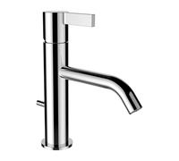 Kartell • laufen mitigeur de lavabo, bec fixe 135mm avec vidage pvd couleur inox - LAUFEN H3113310901211