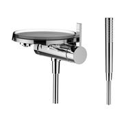 LAUFEN Kartell Mitigeur monocommande de baignoire encastré pour Simibox 1-Point, montage mural, chromé, H3213390041411