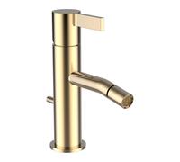 LAUFEN Kartell Mitigeur monocommandé pour bidet, sans vidage, avec tirette, saillie 110mm, 0, H3413310011031, Couleur: Or