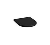 LAUFEN Kartell siège WC H8913337160001 noir mat, avec revêtement amovible / fermeture amortie