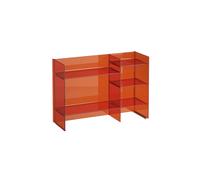 Kartell laufen étagère 'sound-rack' plastique 750x260x530mm orange tangerine - LAUFEN H3893310820001