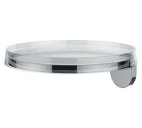 LAUFEN Kartell Tablette murale, L/P : 185/185 mm, Deko-Disc cristal, H3853330040001