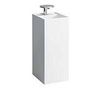 Laufen Lavabo sur pied Kartell H8113310001111 38x44x90 cm, 1 trou pour robinetterie, blanc