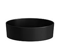 Laufen Vasque Kartell H8123317161121 ronde à poser 42x42x13,5 cm sans trou ni trop-plein noir mat