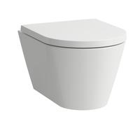 LAUFEN Kartell WC suspendu COMPACT, rinçage profond, sans rebord, 490x370x285mm, H820333A000001, Couleur: Blanc avec LCC Active