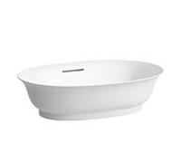 LAUFEN La nouvelle vasque classique H8128534001091 55x38cm, sans trou pour robinet, avec trop-plein, LCC