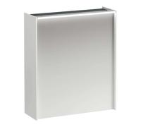 Laufen Lani - Armoire miroir avec éclairage LED, 71x62x21 cm, 1 portes, charnières à gauche, blanc mat H4037311122601