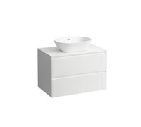 LAUFEN LANI Élément à tiroirs, 1 découpe au centre, 785x495x525mm, H4043111122601, Couleur: Blanc mat