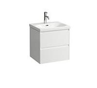 Laufen Meuble sous-vasque Lani H4035221122601 – 2 tiroirs SoftClose 535x515x445 mm blanc mat