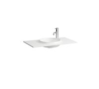 Lani lavabo à poser sur meuble slim en marbond blc 780x445x130 - LAUFEN H8140740001141