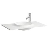 Lani lavabo à poser sur meuble slim en marbond blc 780x445x130 - LAUFEN H8140740001141