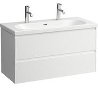 LAUFEN LANI Meuble sous-lavabo, 2 tiroirs, SoftClose, 985x515x450mm, H4035621129991