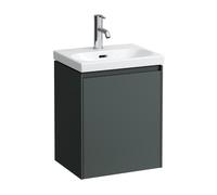 LAUFEN Lani meuble sous-vasque H4035011122661 43,7x51,5x33,9cm, porte 2000 , charnière à gauche, gris trafic